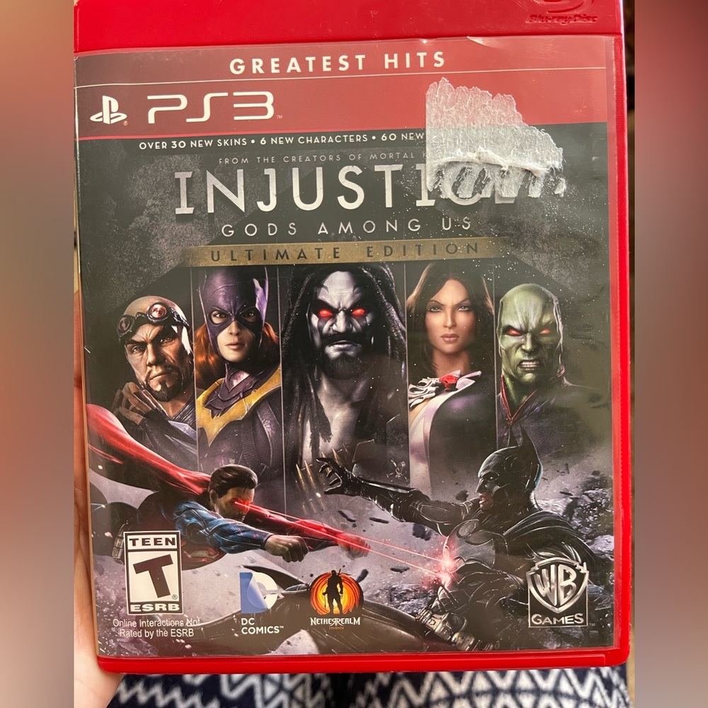 PS3 Injustice Gods Among Us Video Game
